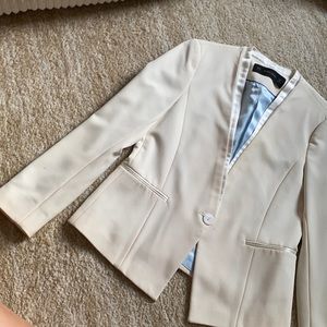 White vintage style blazer